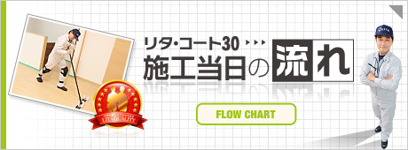 「リタ・コート30」施工当日の流れ